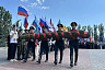 В парке Победы Саратова под гимн подняли флаг России